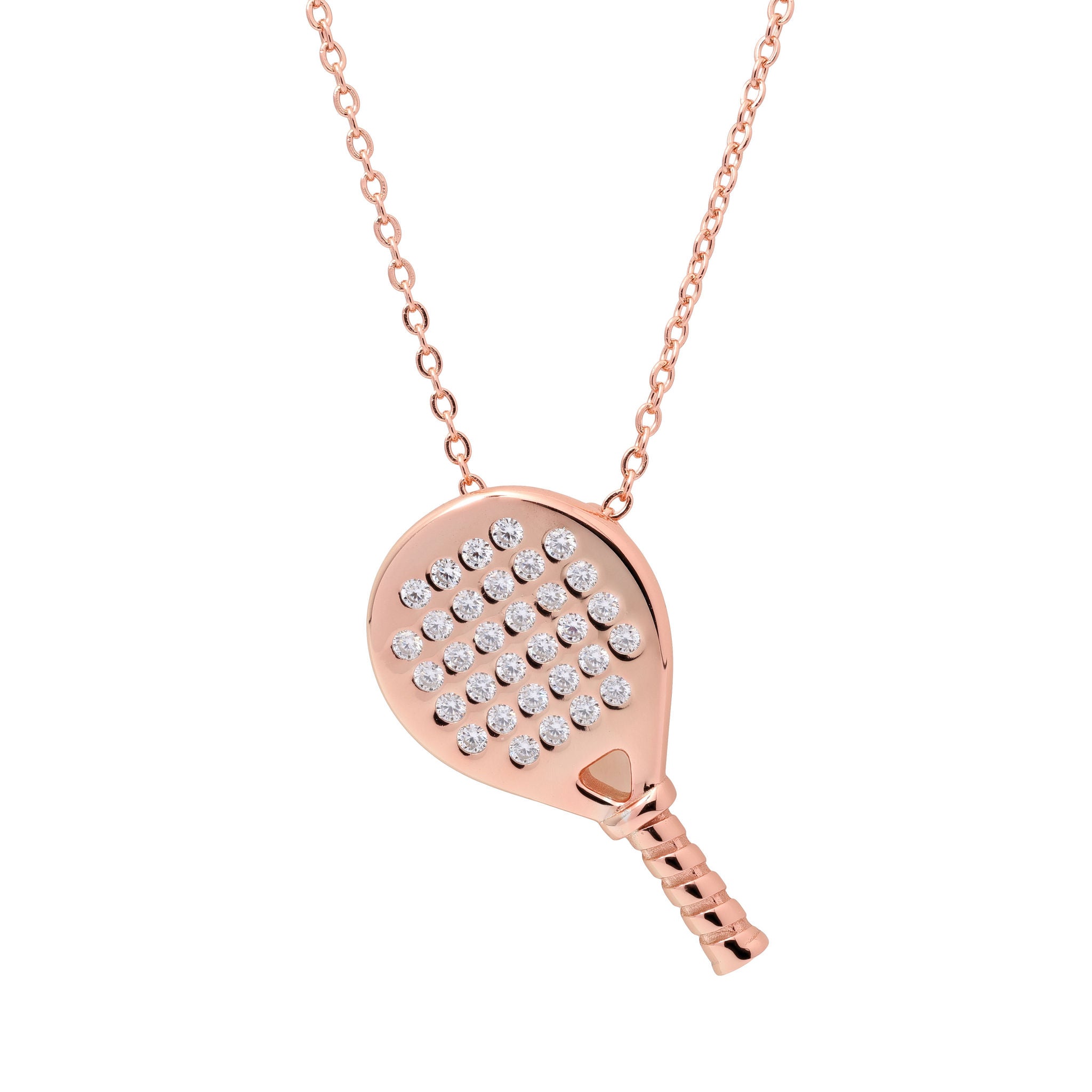 Padel pendant on chain