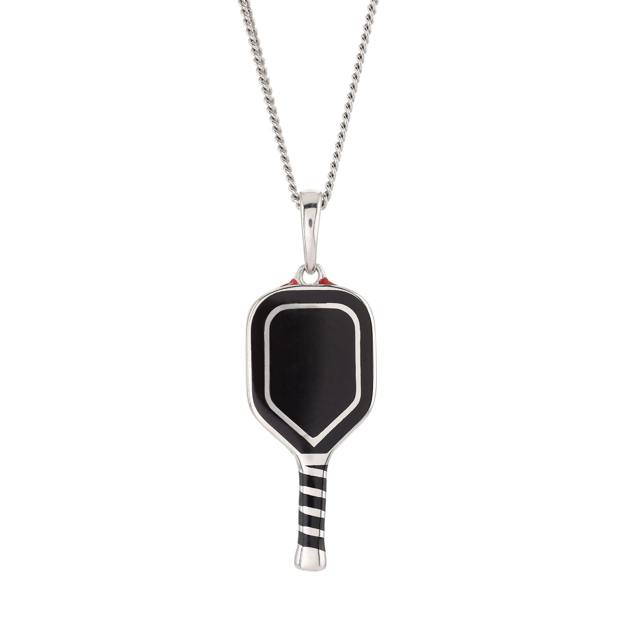 SILVER TWO COLOUR REVERSABLE ENAMEL PADDELLE