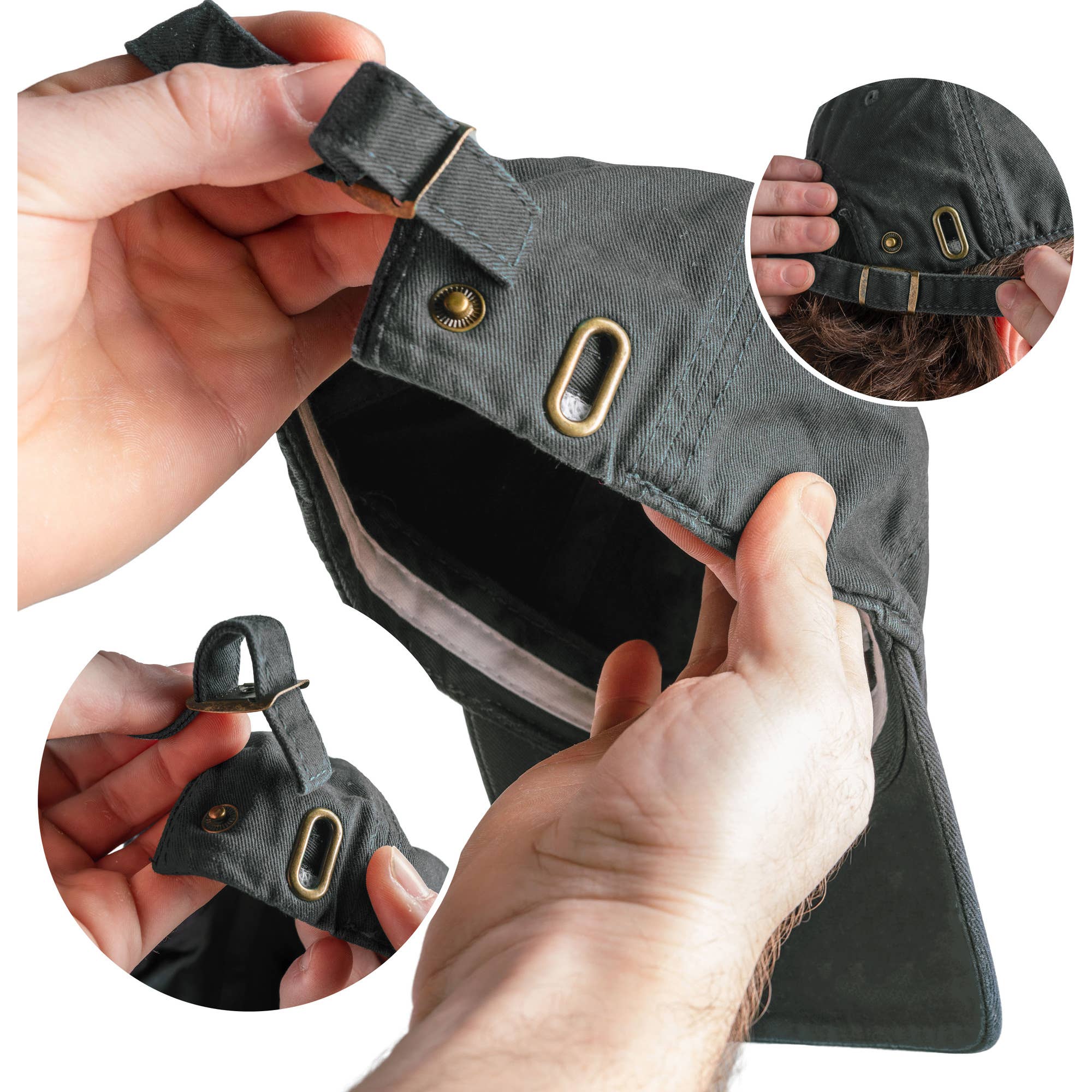 Pickleball - Dark Gray Washed Cotton Twill Hat