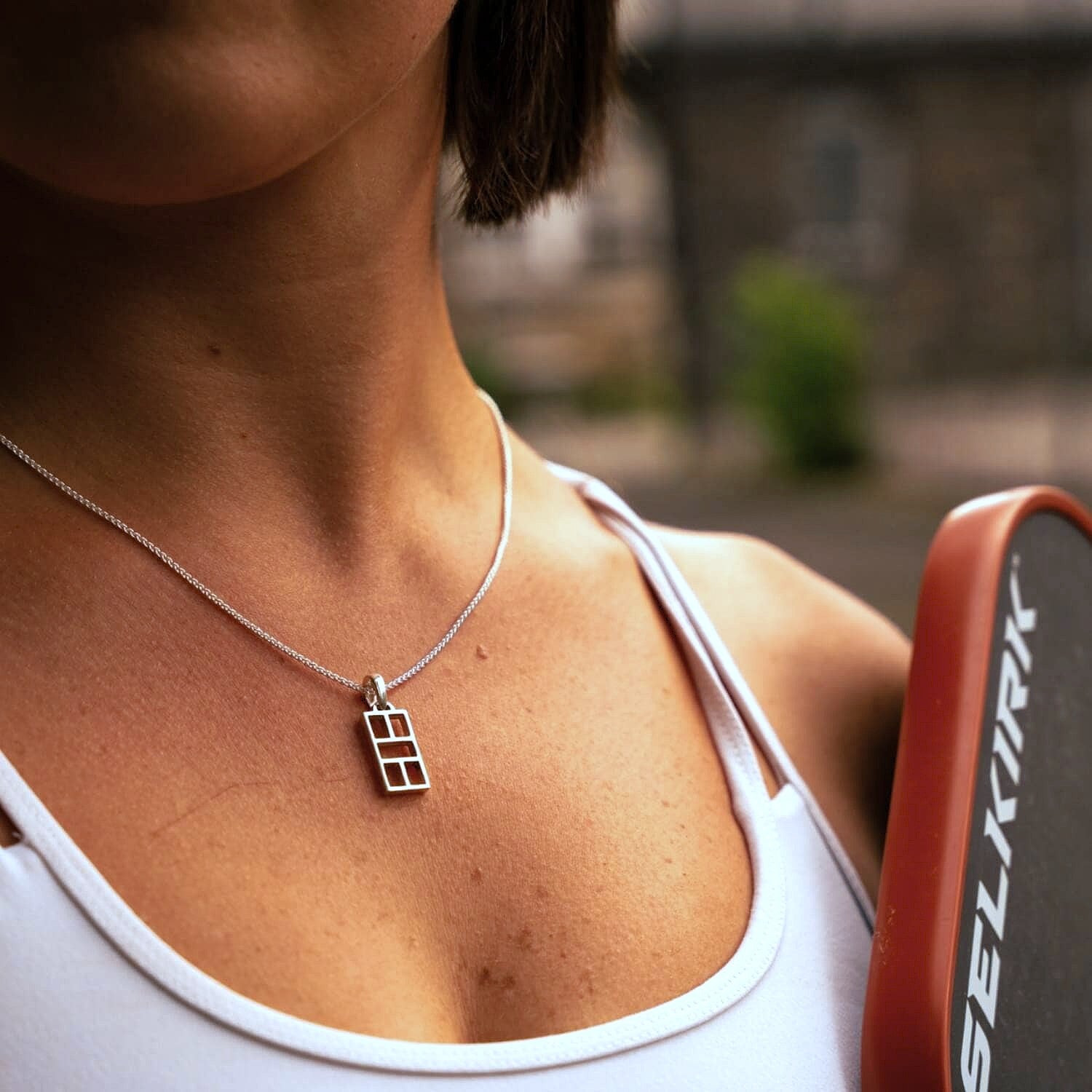 Pickleball Court Necklace - If You Know, You Know