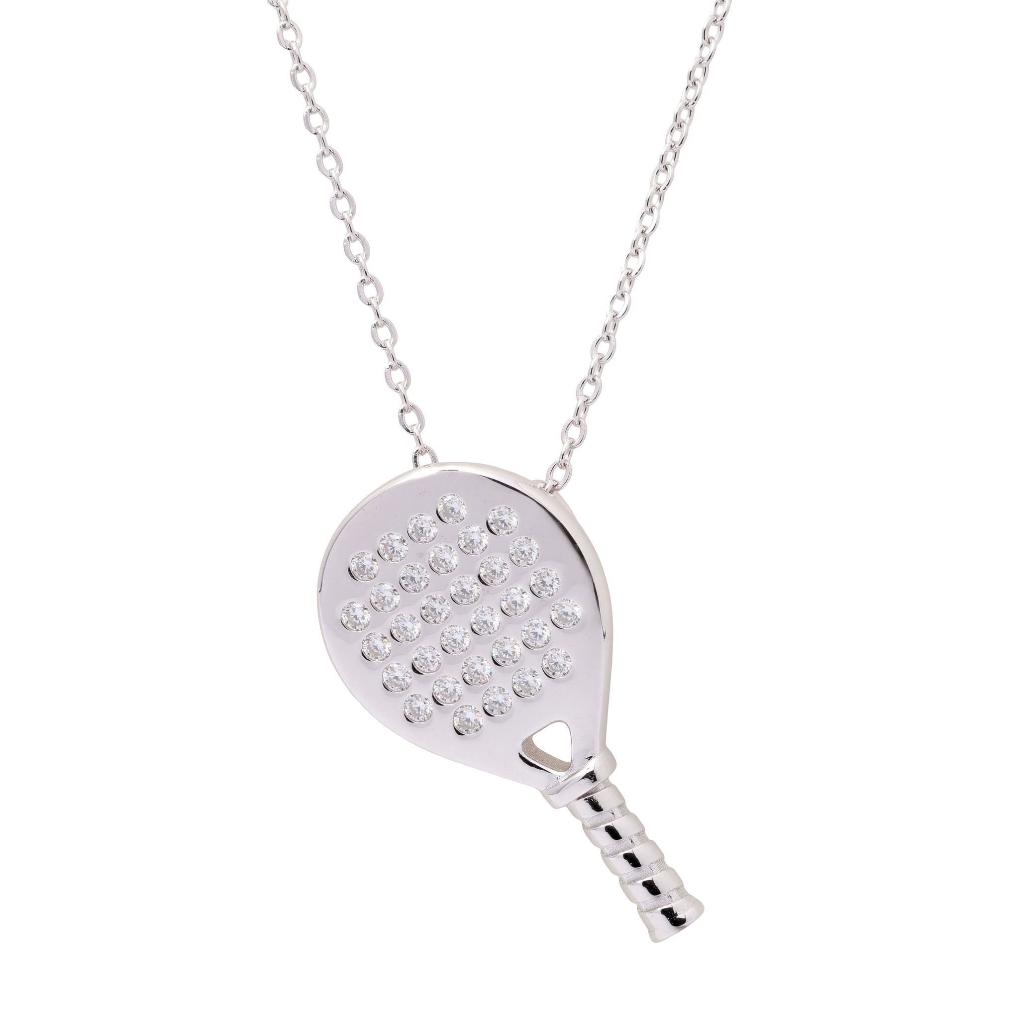 Padel pendant on chain